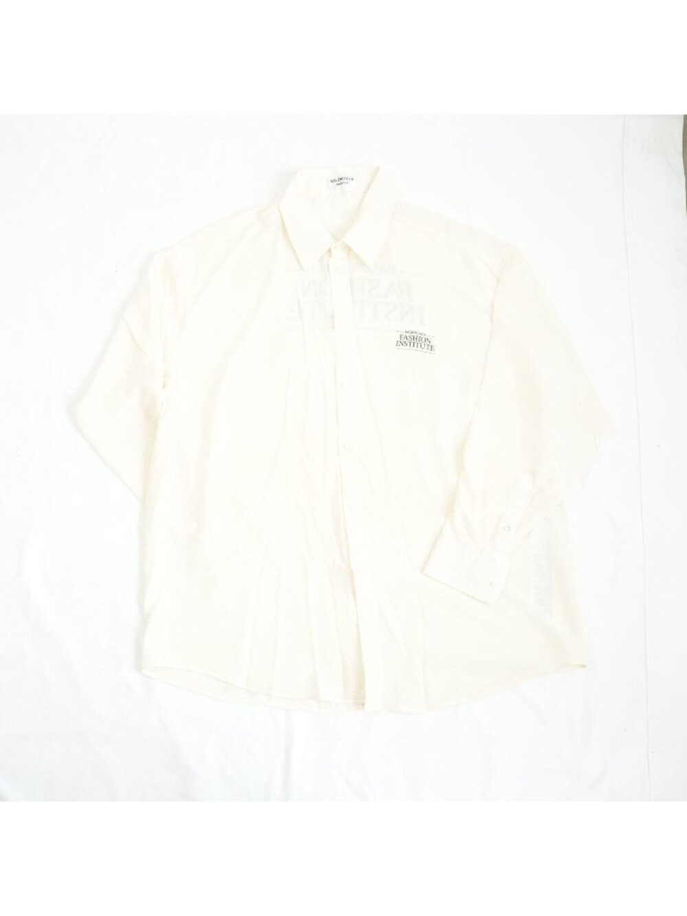 Balenciaga Fashion Institute White Button Up Size 36